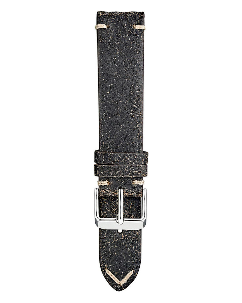 Brown Vintage Cracked Leather Strap