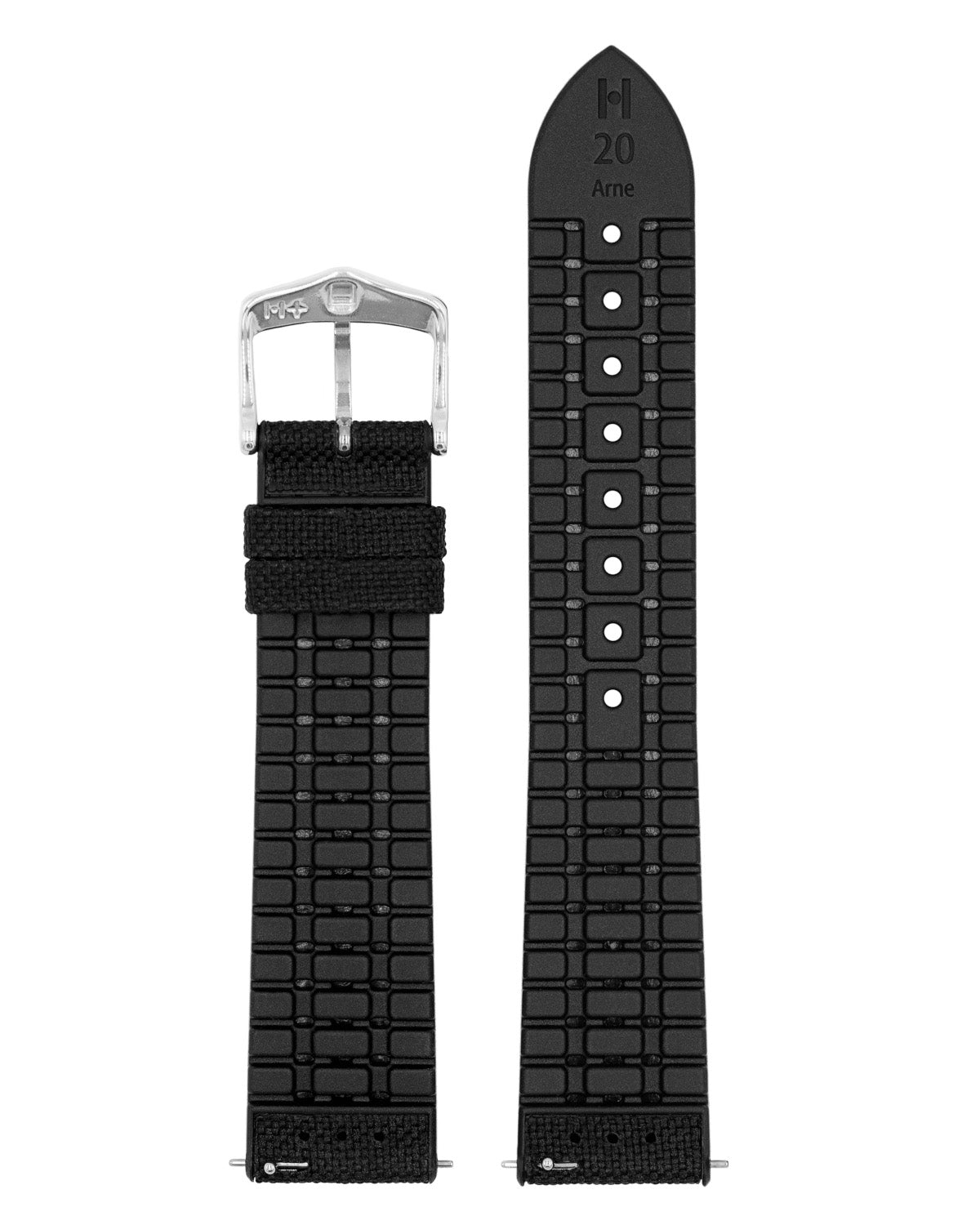 Hirsch Arne Performance Watch Strap - Black
