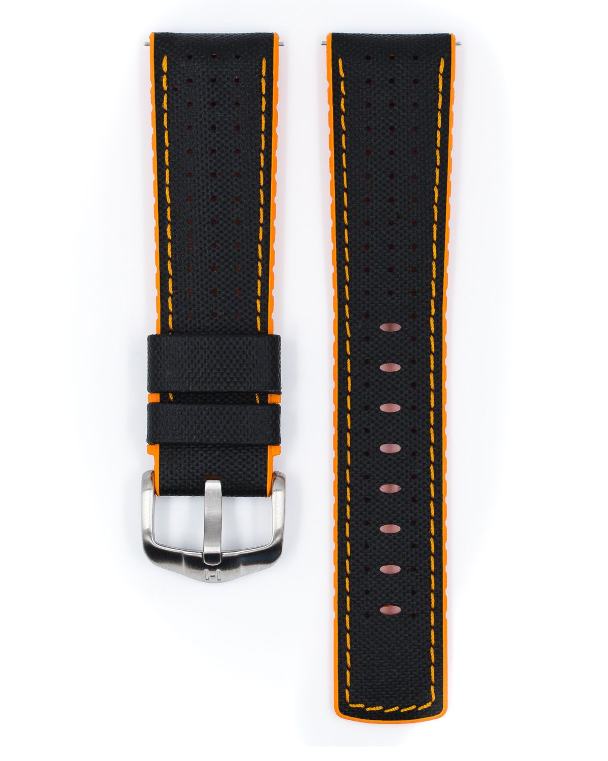 Hirsch ROBBY Performance Sailcloth - Black / Orange