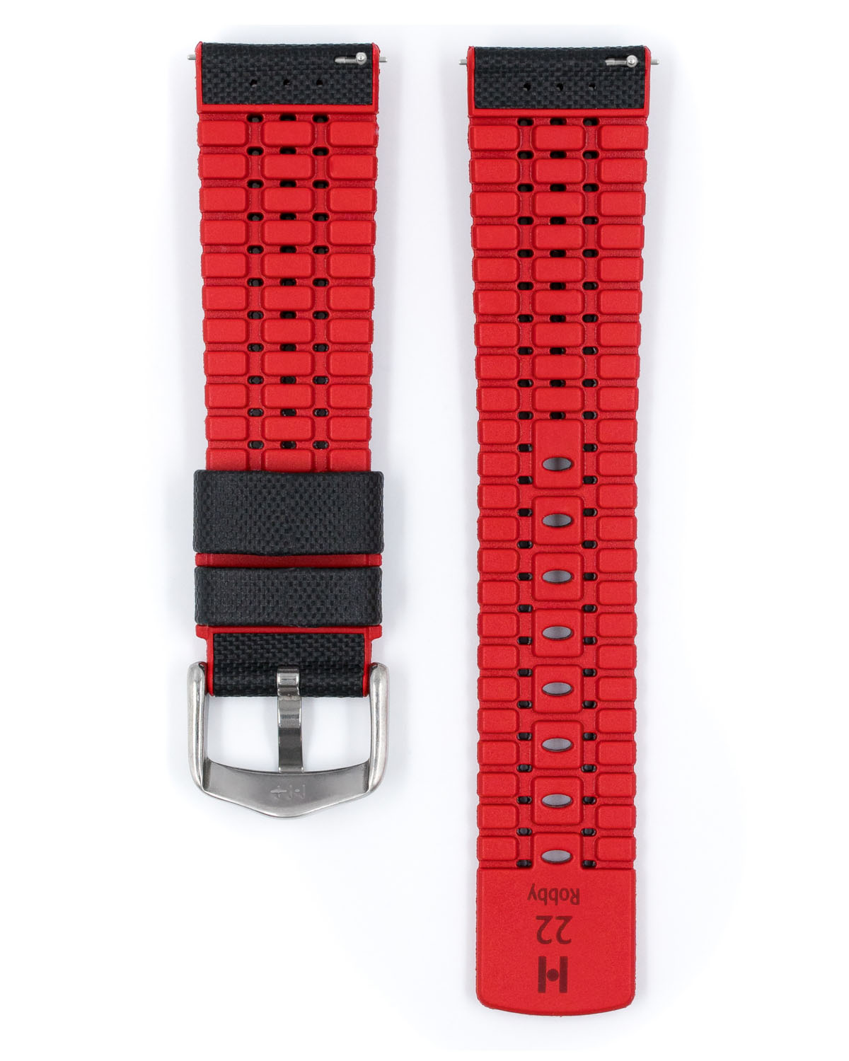 Hirsch ROBBY Performance Sailcloth - Black / Red