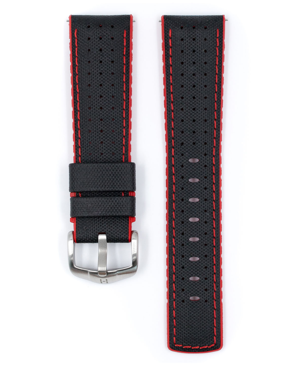 Hirsch ROBBY Performance Sailcloth - Black / Red