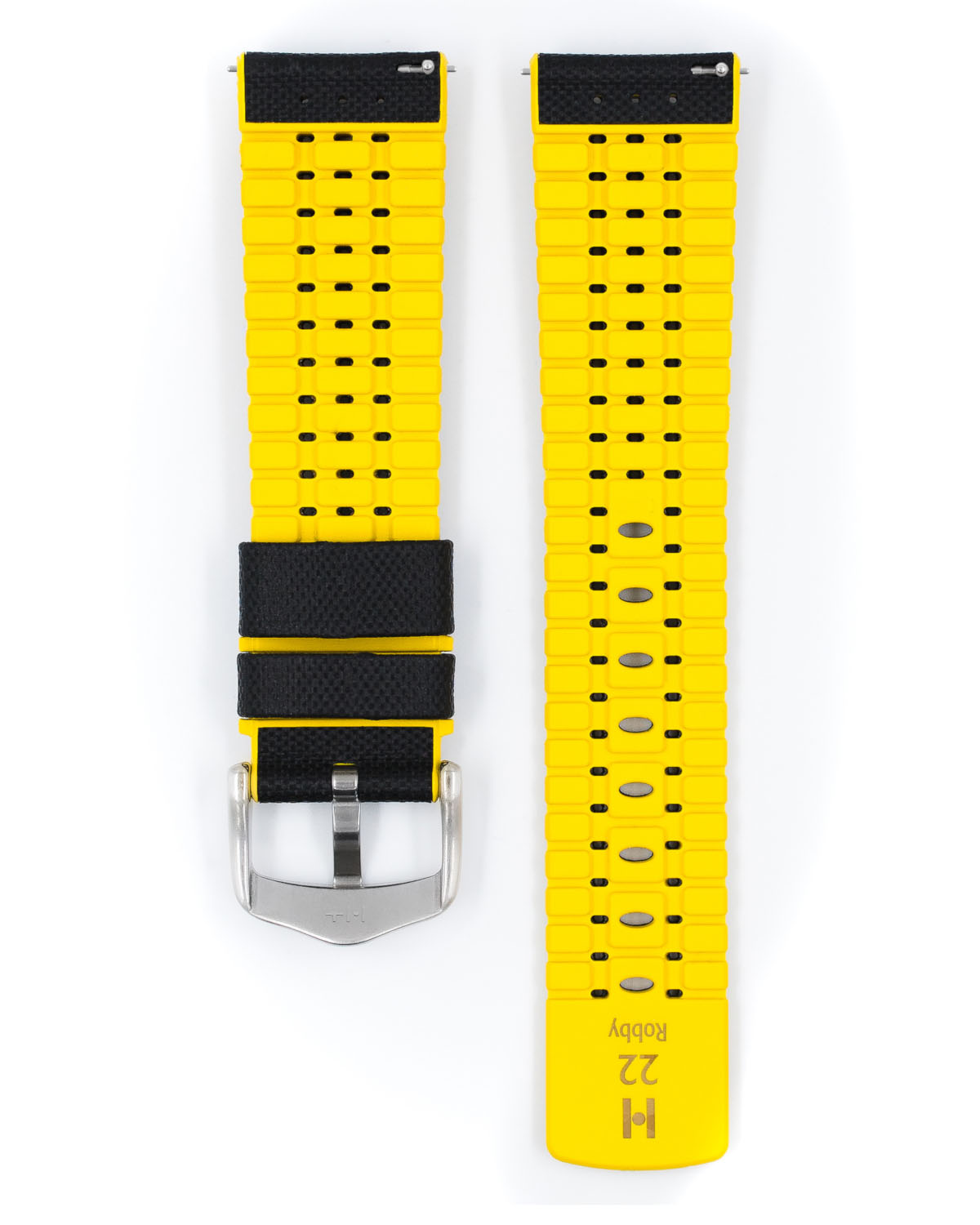 Hirsch ROBBY Performance Sailcloth - Black / Yellow