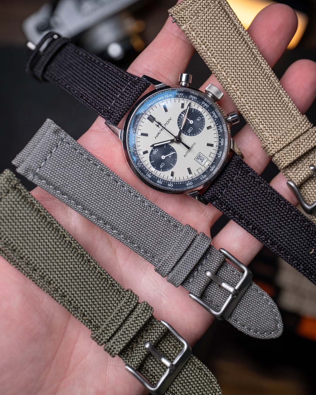 Beige CORDURA® Watch Strap