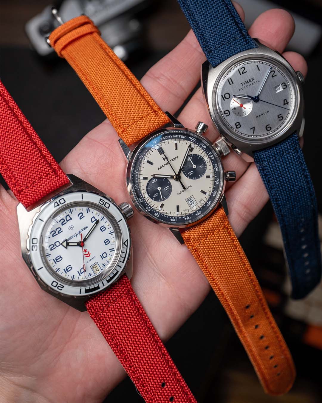 Orange CORDURA® Watch Strap