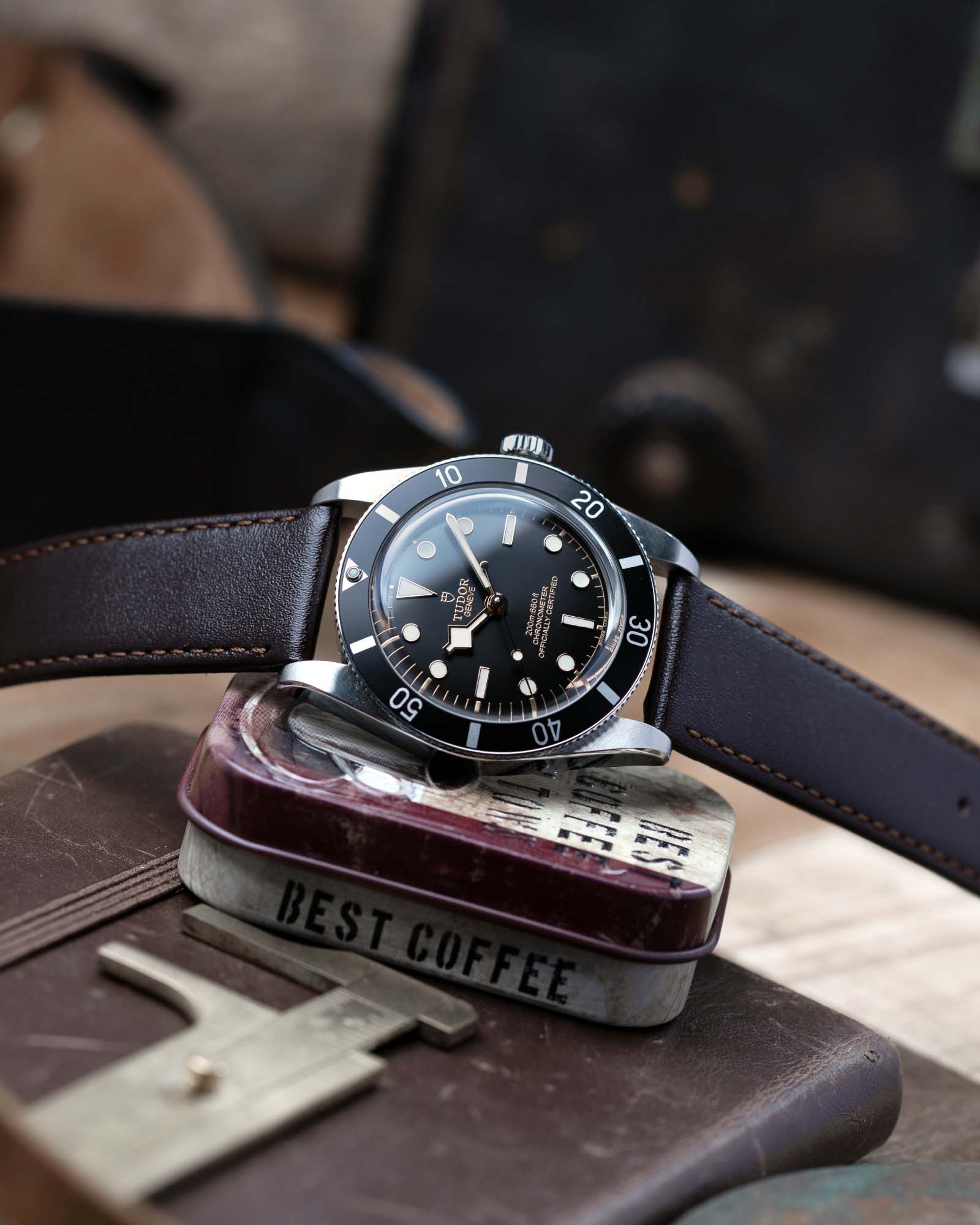 Hirsch OSIRIS Brown Calf Leather Watch Strap